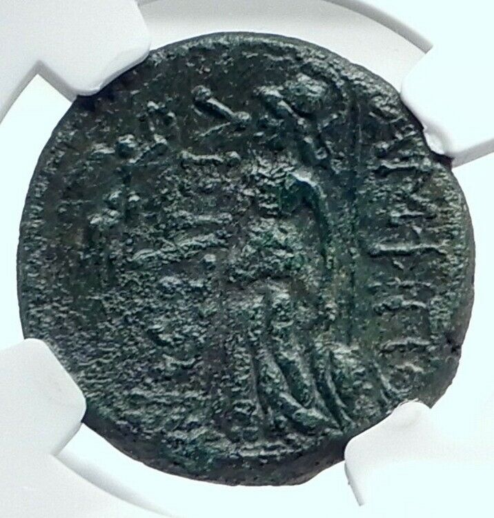 AMPHIPOLIS Macedonia 148-31BC Ancient Greek Coin GORGONEION ATHENA NGC i77633