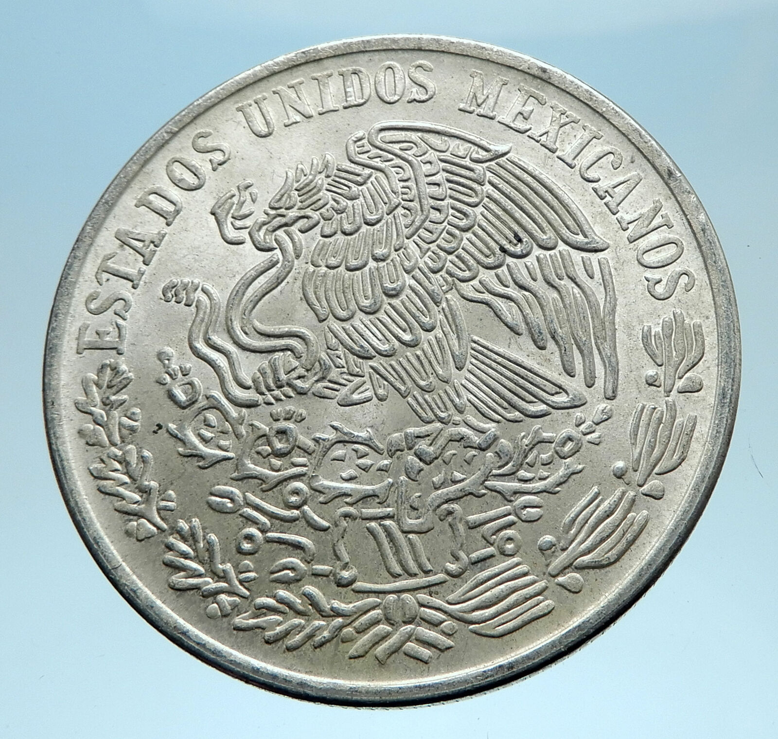 1977 Mexican Independence HERO Jose Maria Morelos Silver 100 Peso Coin i77807