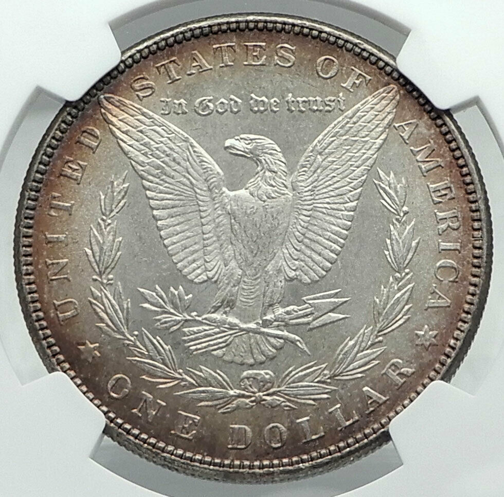 1885 UNITED STATES of America SILVER Morgan US Dollar Coin EAGLE NGC MS i79592