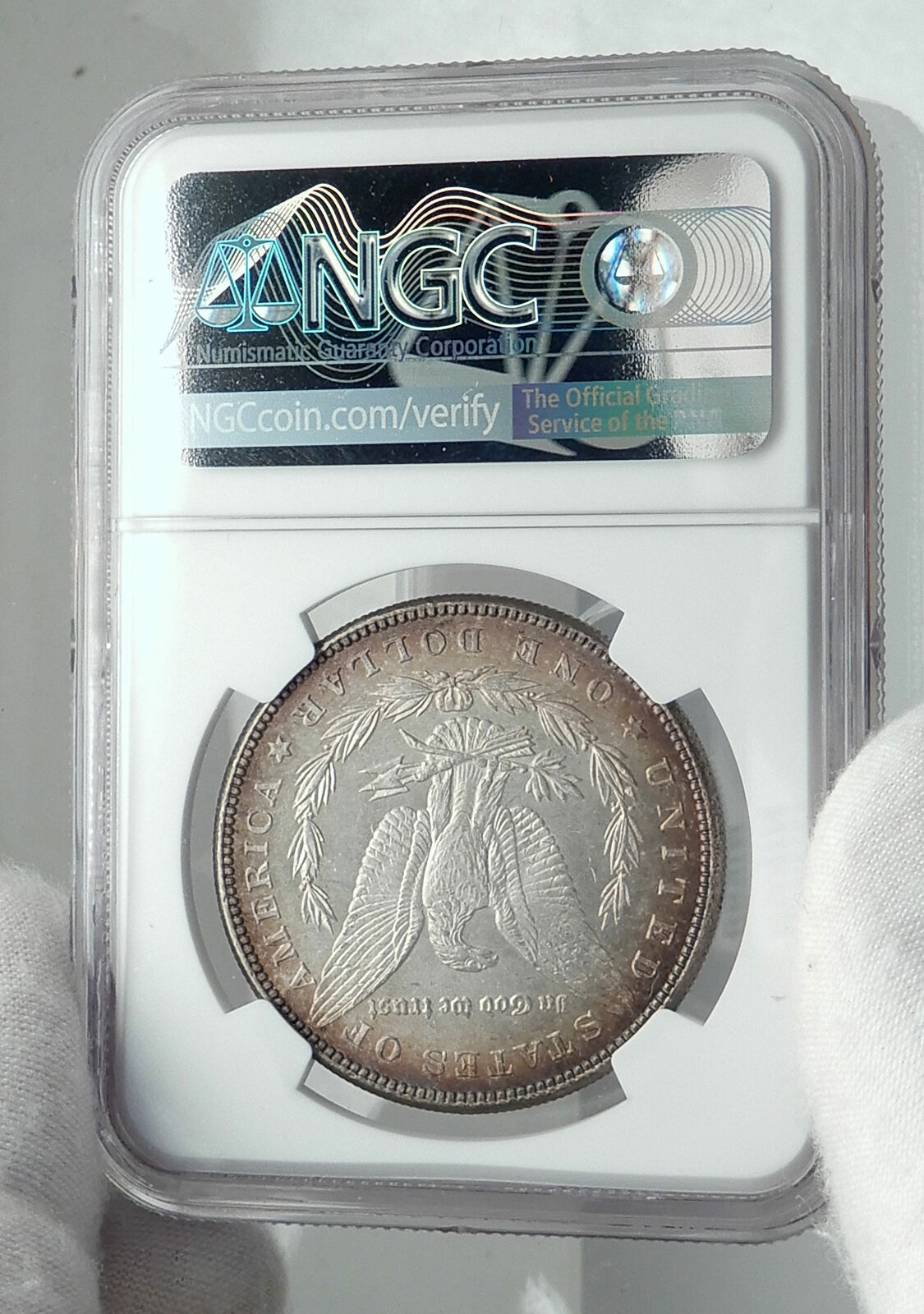 1885 UNITED STATES of America SILVER Morgan US Dollar Coin EAGLE NGC MS i79592