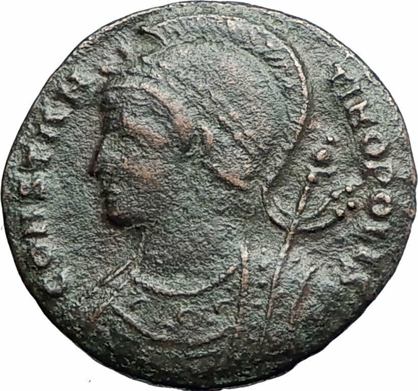 CONSTANTINE I the GREAT Founds Constantinople Original Ancient Roman Coin i80186