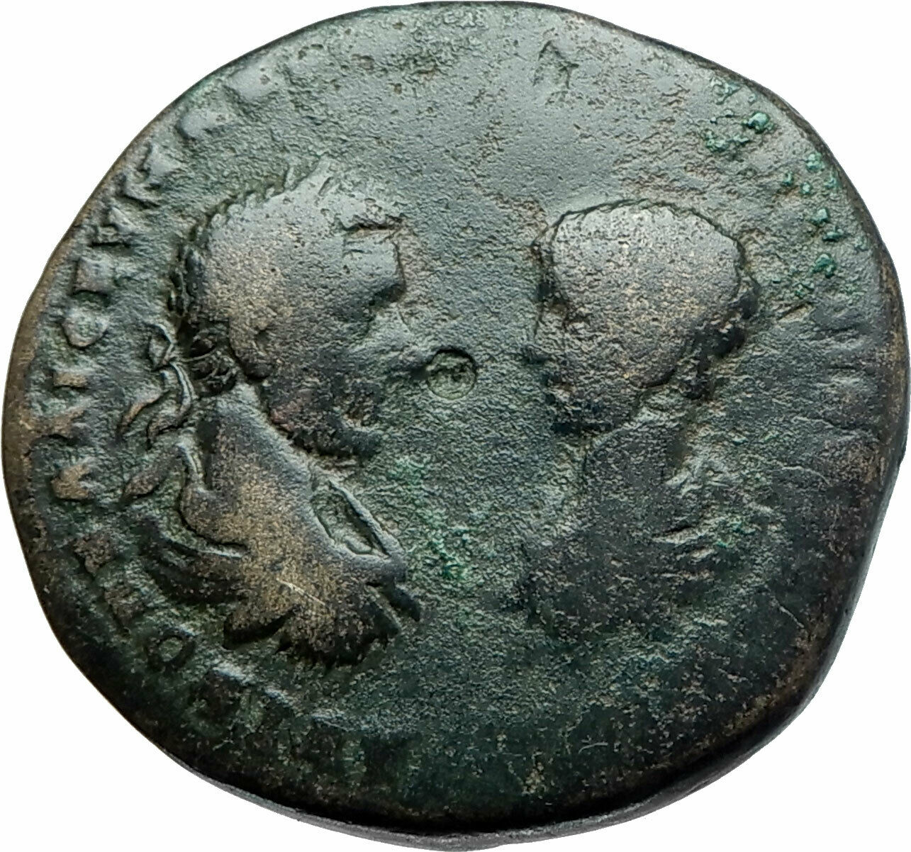 MACRINUS & SON DIADUMENIAN Ancient 217AD Marcianopolis Roman Coin HERMES i78980