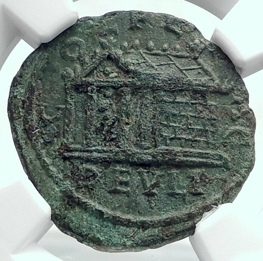 GORDIAN III 238AD Ancient Deultum Thrace Roman Coin APHRODITE TEMPLE NGC i80784