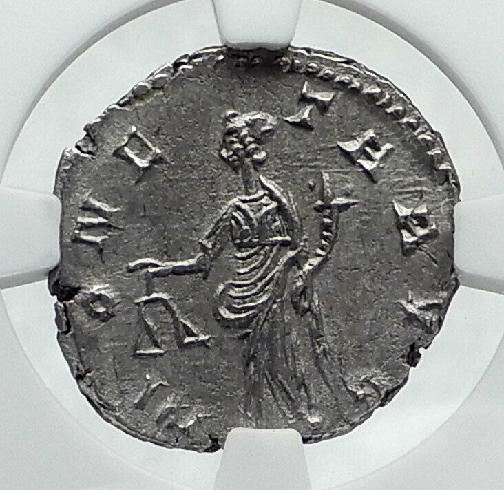 POSTUMUS Authentic Ancient 268AD Genuine GALLIC Roman Coin MONETA NGC i81662