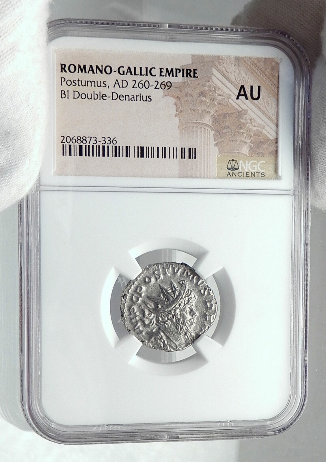 POSTUMUS Authentic Ancient 268AD Genuine GALLIC Roman Coin MONETA NGC i81662