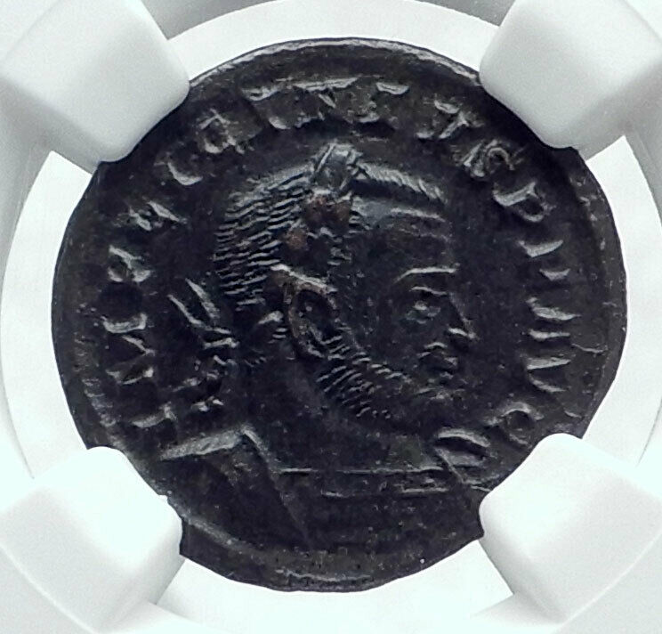 LICINIUS I Authentic Ancient 316AD Trier Genuine Roman Coin GENIUS NGC i81654