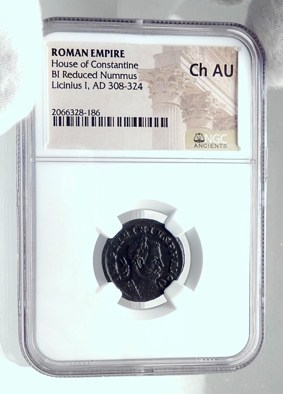 LICINIUS I Authentic Ancient 316AD Trier Genuine Roman Coin GENIUS NGC i81654