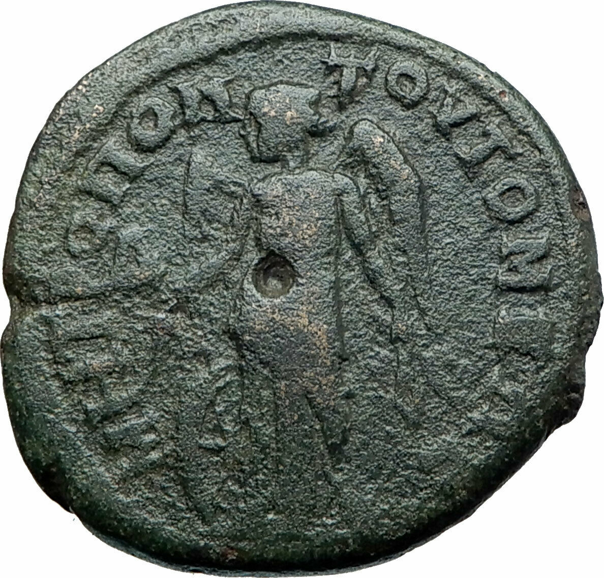 GORDIAN III Authentic Ancient 238AD Roman Coin of Tomis w NIKE - NEMESIS i79935