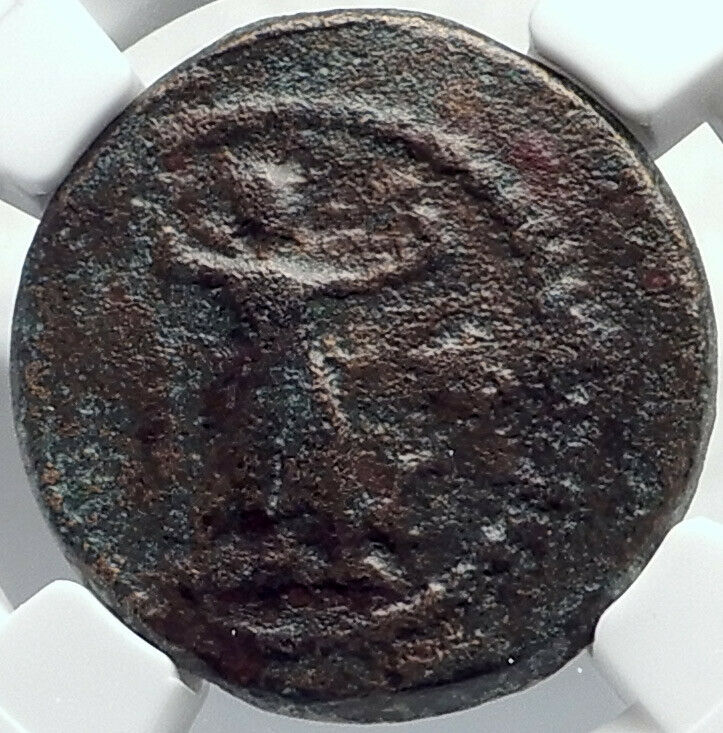 EPHESOS in IONIA Authentic Ancient 50BC Greek Coin of JASON w ARTEMIS NGC i81850