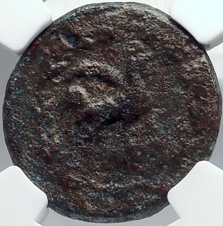 EPHESOS in IONIA Authentic Ancient 50BC Greek Coin of JASON w ARTEMIS NGC i81850