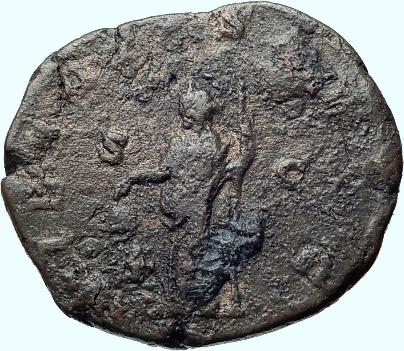 TREBONIANUS GALLUS 252AD Rome Liberty Goddess Sestertius Roman Coin i42107