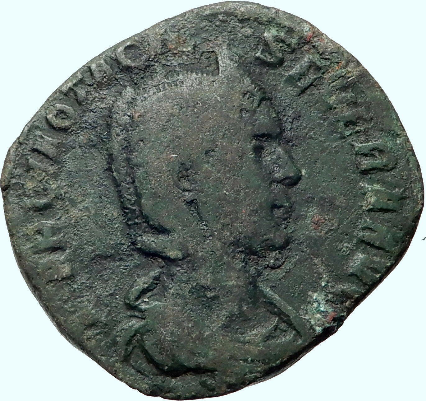 OTACILIA SEVERA 247AD Rome Sestertius Ancient Roman Coin w CONCORDIA i42157