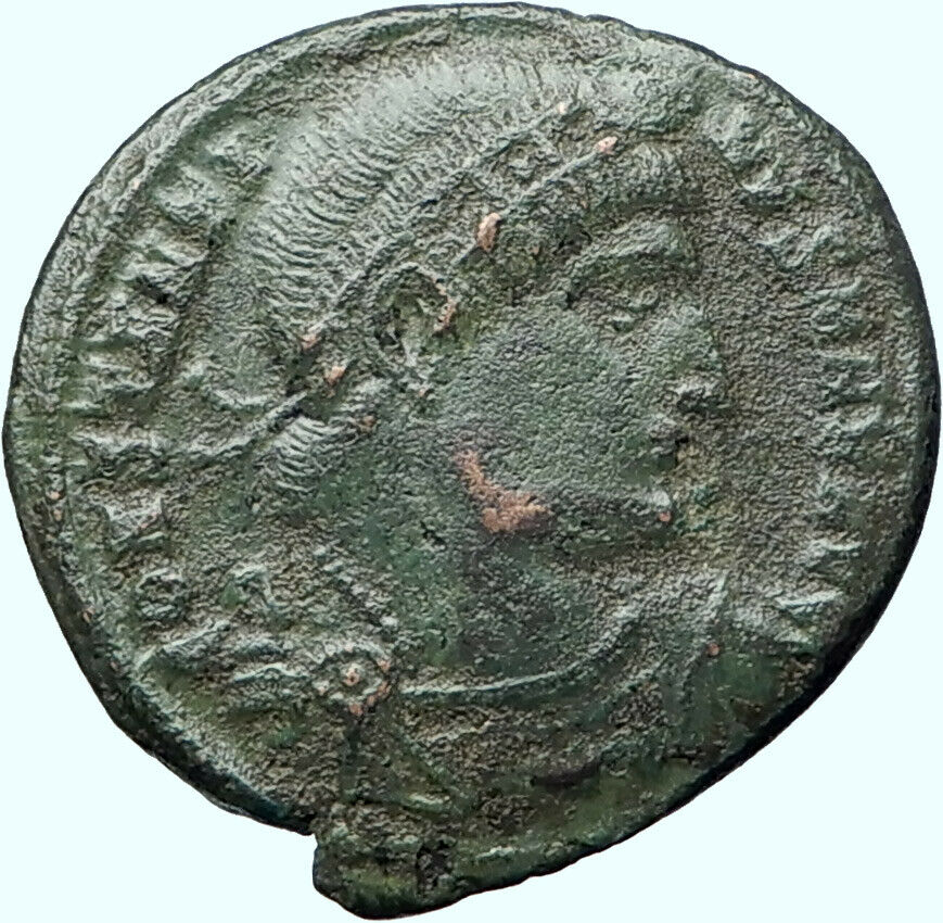 CONSTANTINE I the GREAT 330AD Authentic Ancient Roman Coin w SOLDIERS i41262