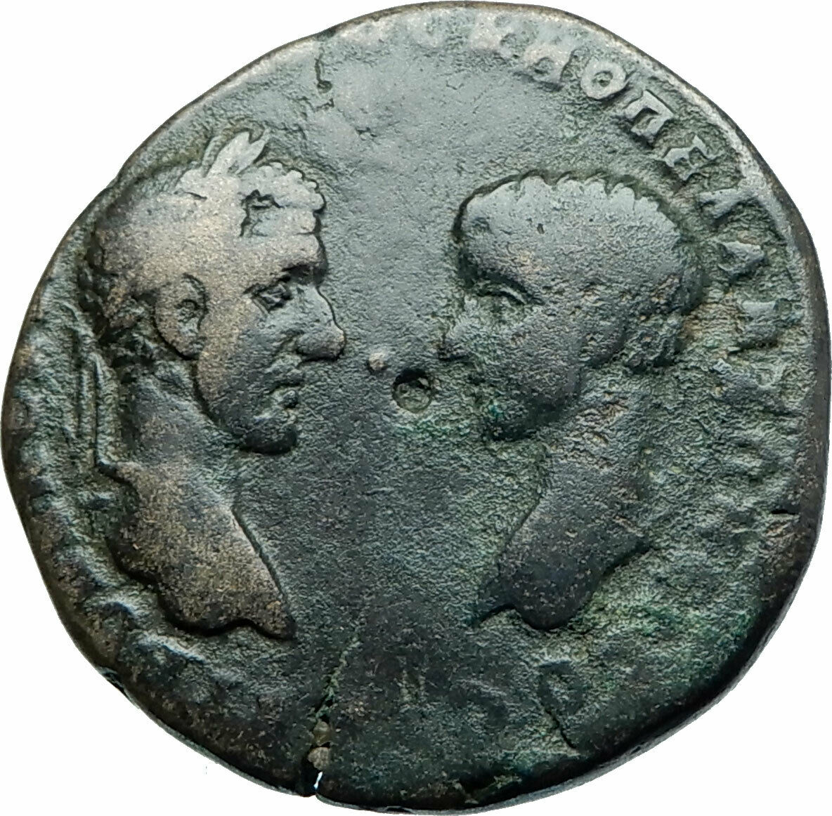 MACRINUS & SON DIADUMENIAN Ancient 217AD Marcianopolis Roman Coin HERMES i79061