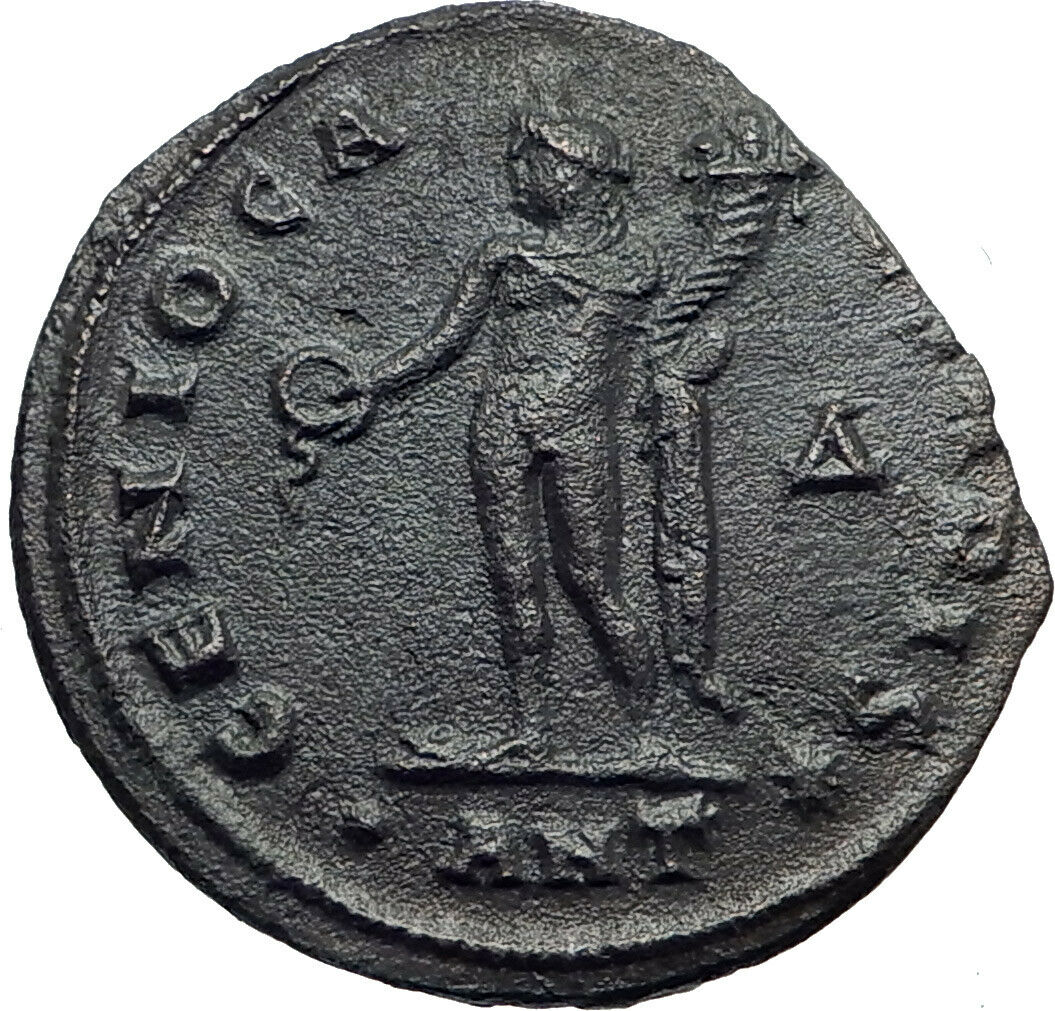 Maximinus II 'Daia' 310AD Ancient Roman Coin Genius Cult Protection i42276