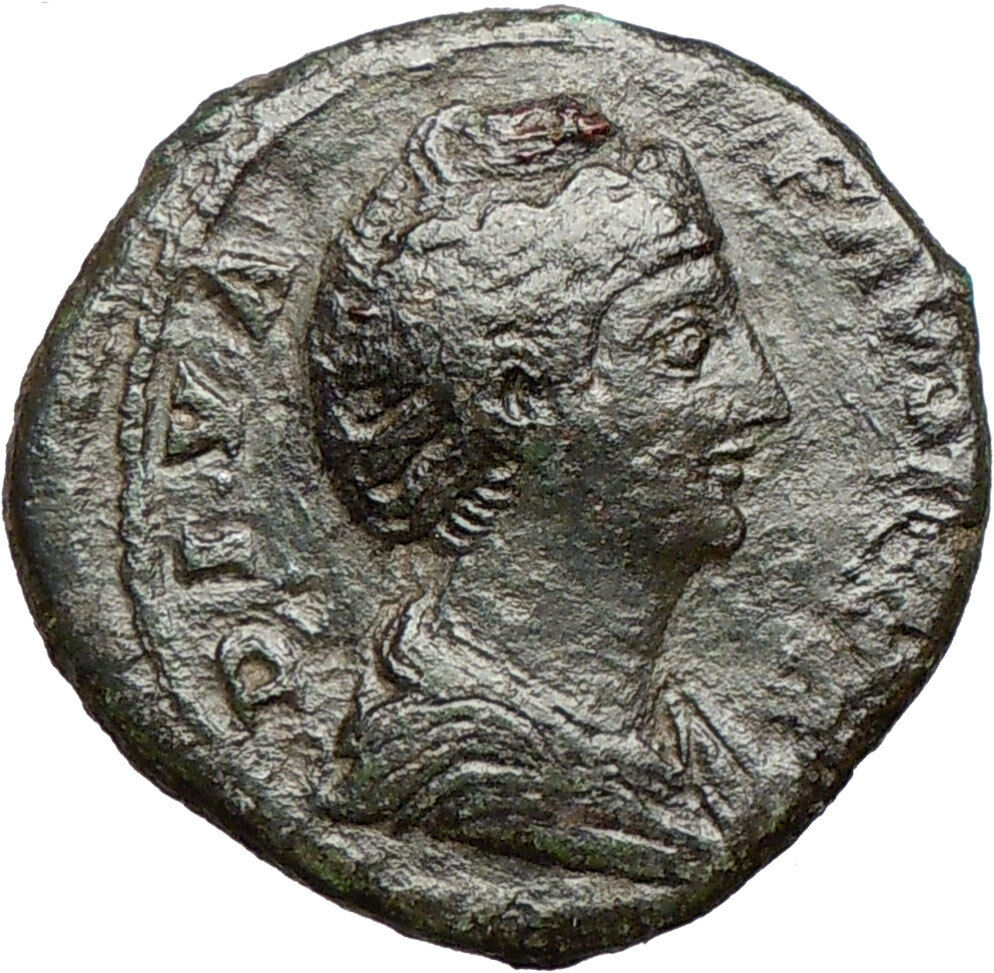 FAUSTINA I Sestertius HUGE Ancient ROMAN Coin Eternity Forever Ouroboros i24344