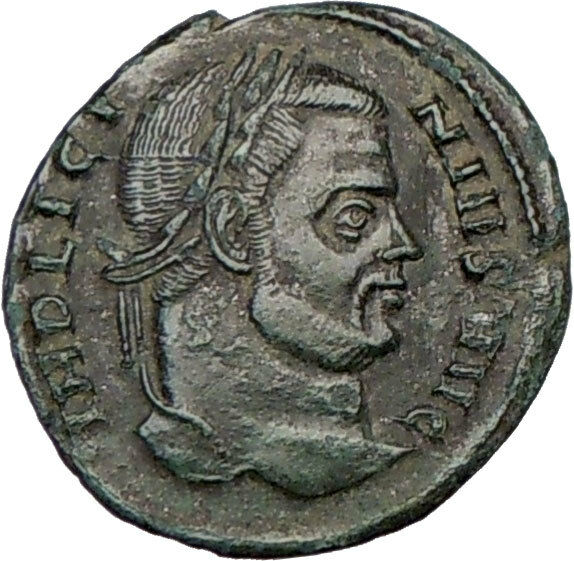 LICINIUS I Constantine the Great enemy 320AD Ancient Roman Coin Vexillum i23098