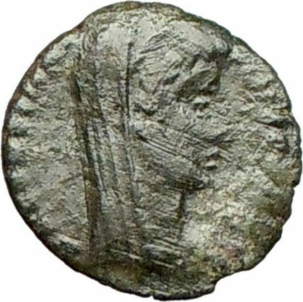 CONSTANTINE I the GREAT 347AD Ancient Roman Coin Christian Deification i27890