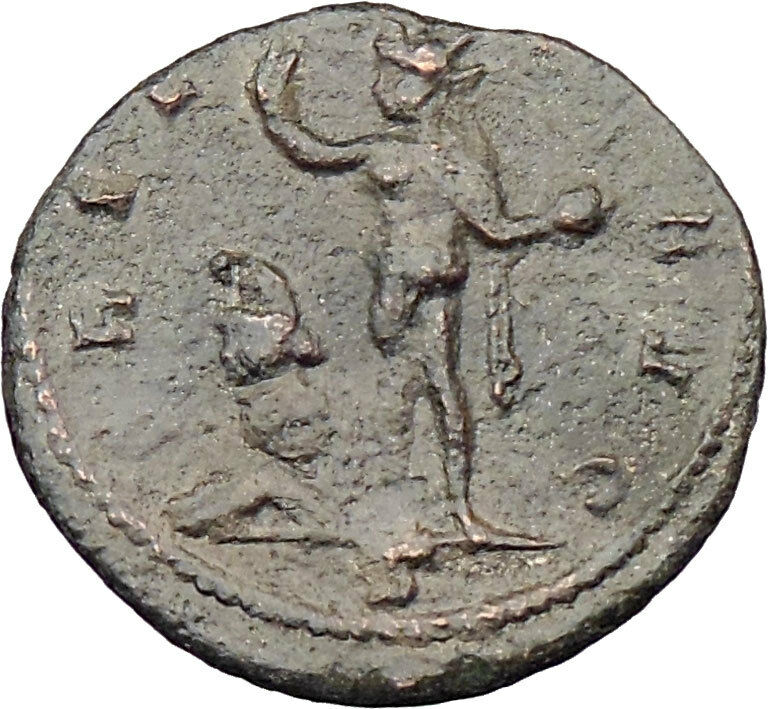 AURELIAN 270AD Ancient Roman Coin Nude Sol Sun Possibly Unpublished i29981