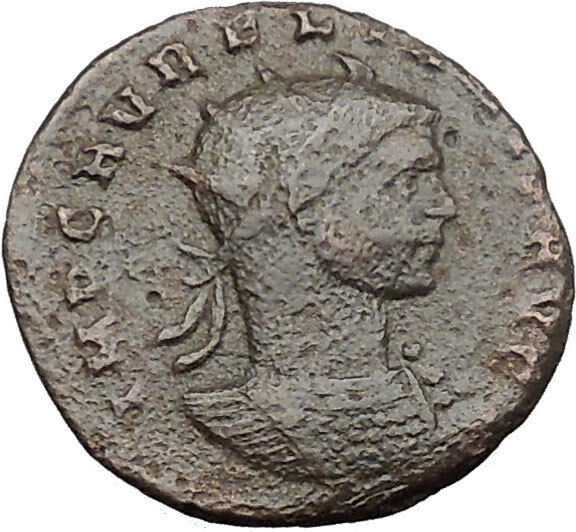 AURELIAN 270AD Ancient Roman Coin Possibly Unpublished Woman i30955