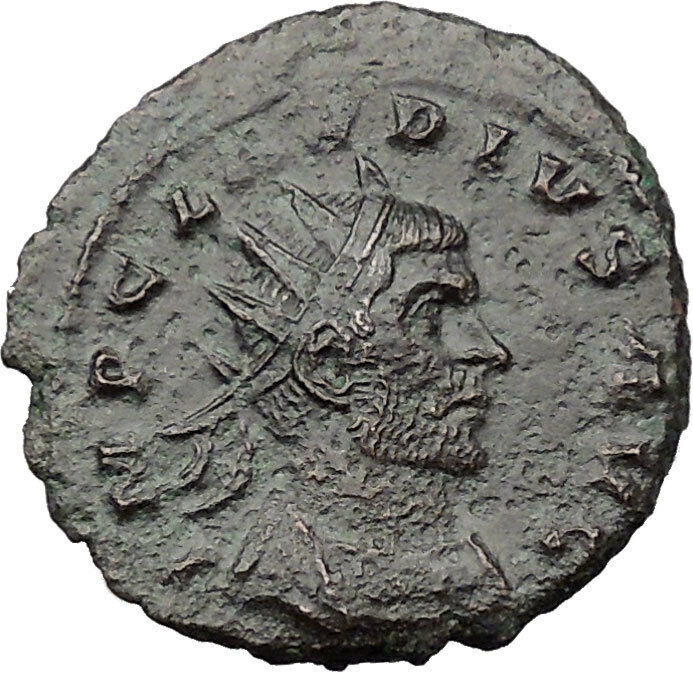 Claudius II Gothicus 268AD Authentic Ancient Roman Coin PAX Peace i31387