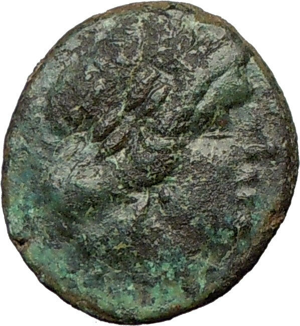 Larissa THESSALIAN LEAGUE 196BC Apollo Athena Magic Ancient GREEK Coin i21884