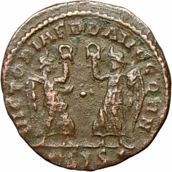 Constantius II Constantine the Great son Ancient Roman Coin Two Victories i27874