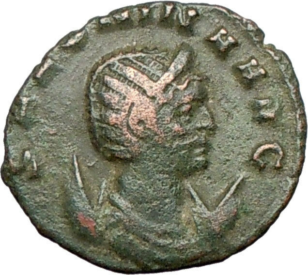 Salonina daughter in law of Valerian I Ancient Roman Coin Modesty Cult i27417