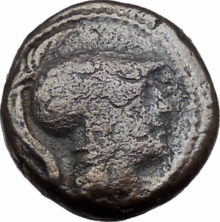 Athens in Attica Greece 166BC RARE Ancient Greek Coin Athena Zeus Cult i36967