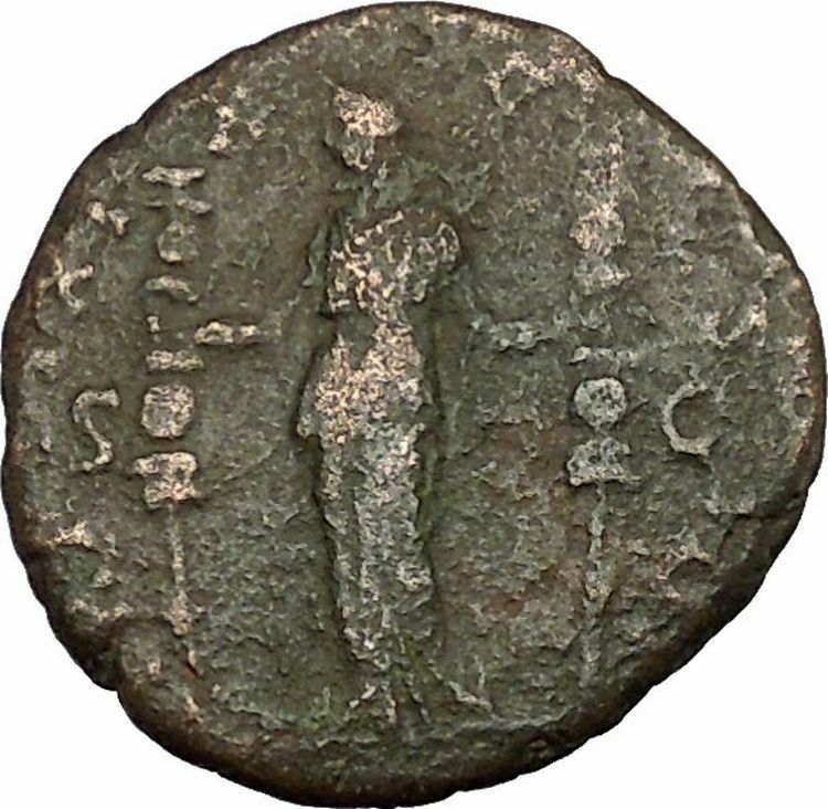 Antoninus Pius Marcus Aurelius Father Big Ancient Roman Coin Trust Cult i39595