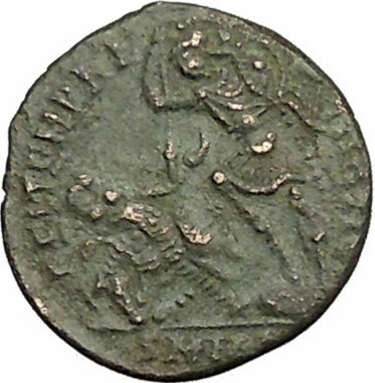 CONSTANTIUS GALLUS 351AD Roman Caesar RARE Ancient Coin BATTLE Horse man i39477