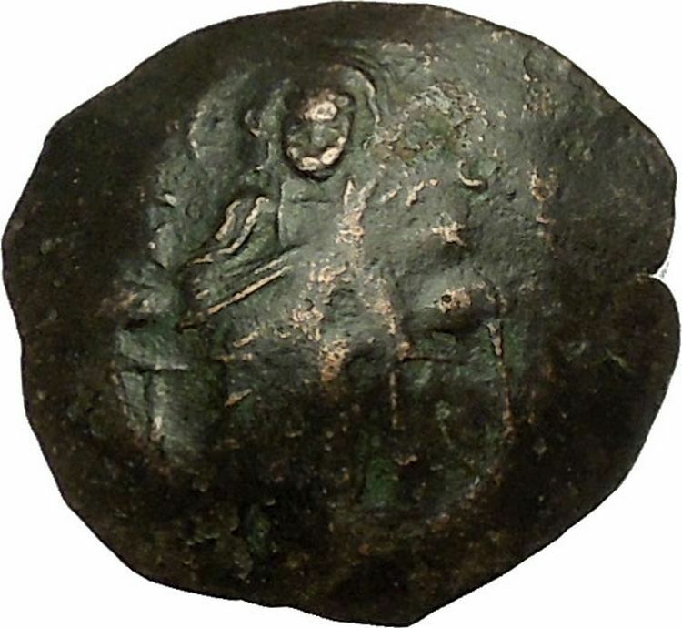 Manuel I Comnenus 1143AD Ancient Byzantine Coin Jesus Christ Virgin Mary i40317