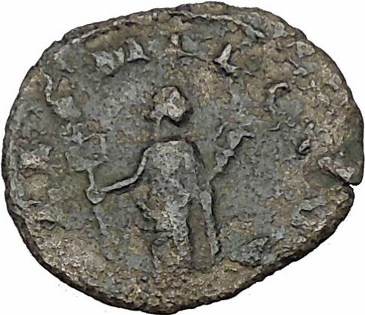 Valerian II Ancient Roman Coin Possibly Unpublished Fides Trust Cult i40454