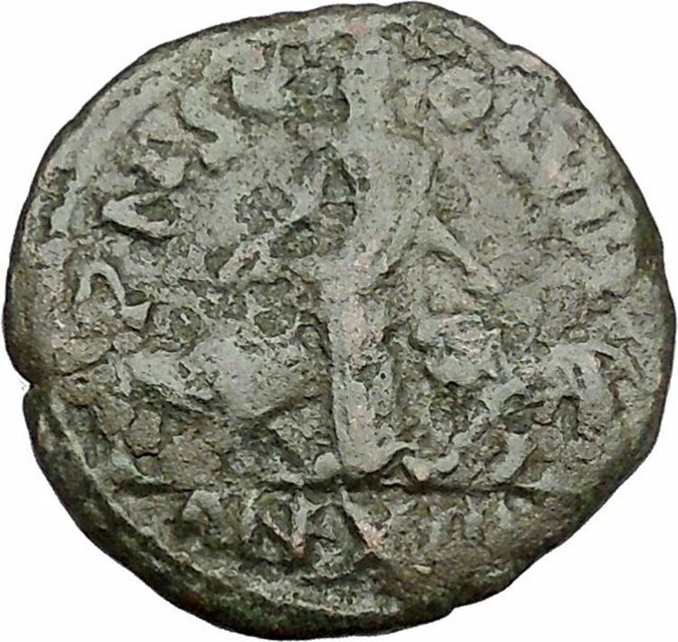 VOLUSIAN Viminacium Year 12 Bull Lion Legions in City Ancient Roman Coin i41059