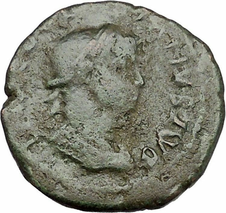 VOLUSIAN Viminacium Year 12 Bull Lion Legions in City Ancient Roman Coin i41059