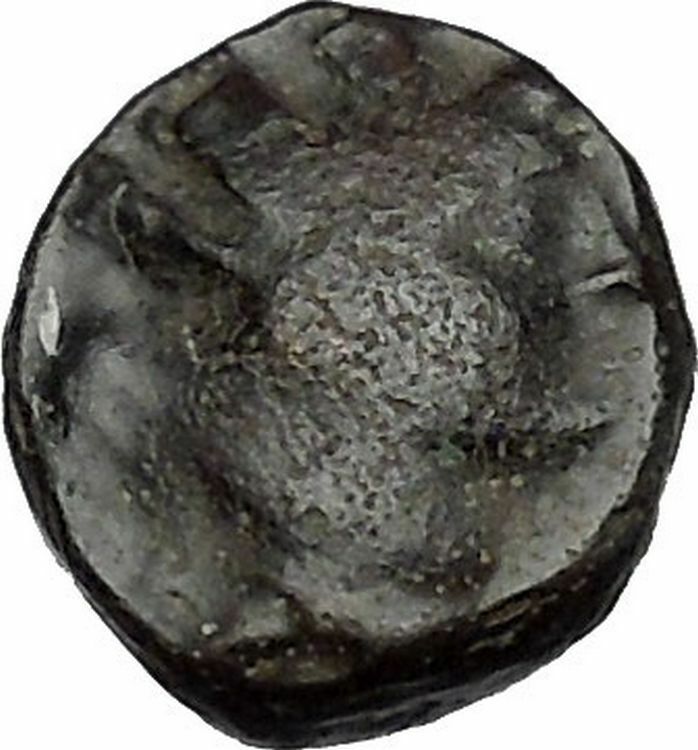 TARSUS in CILICIA 175BC Ancient Greek Coin ANTIOCHOS IV Tyche Sandan i41636