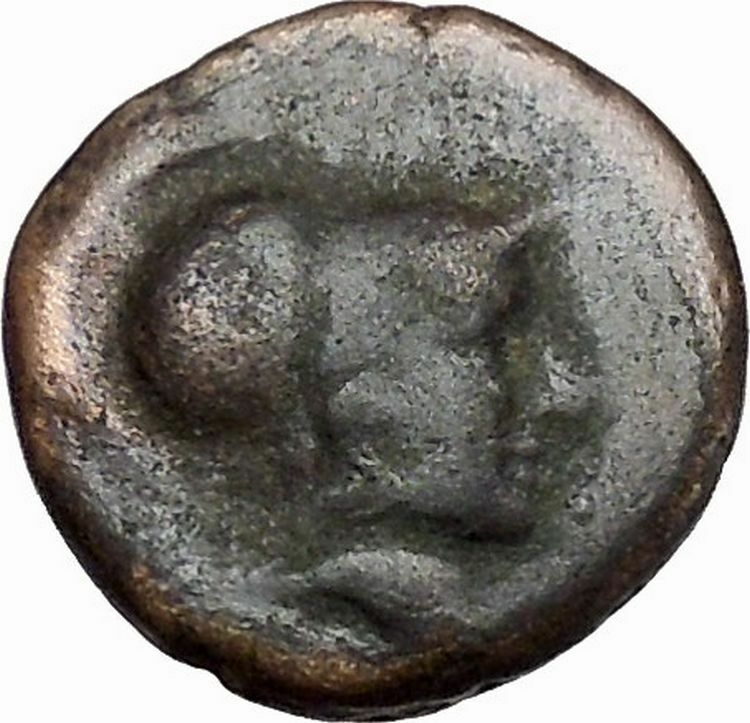 THESSALIAN LEAGUE Larissa 196BC Greek Coin ATHENA APOLLO Healer Cult i43386