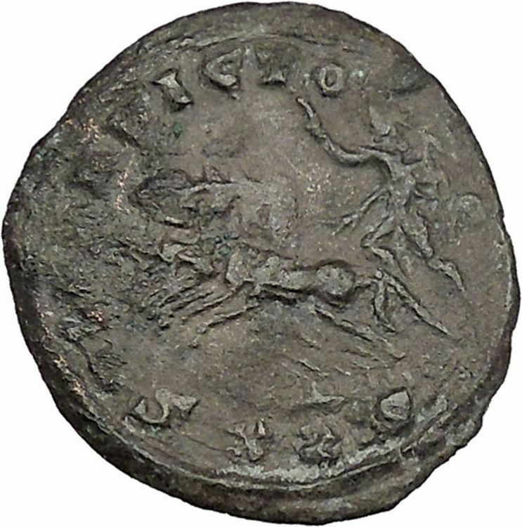 PROBUS 279AD Authentic Ancient Roman Coin Sol Sun God on horse quadriga i42337