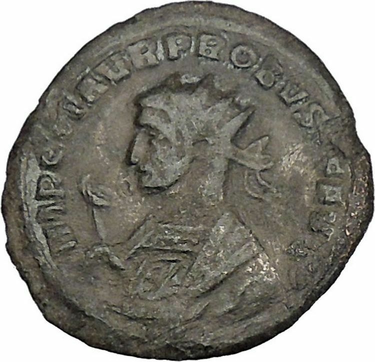 PROBUS 279AD Authentic Ancient Roman Coin Sol Sun God on horse quadriga i42337