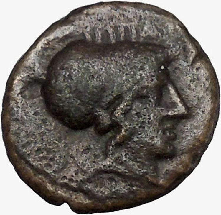 THESSALIAN LEAGUE Larissa 2nd – mid 1st cent Ancient Greek Coin ATHENA i43400