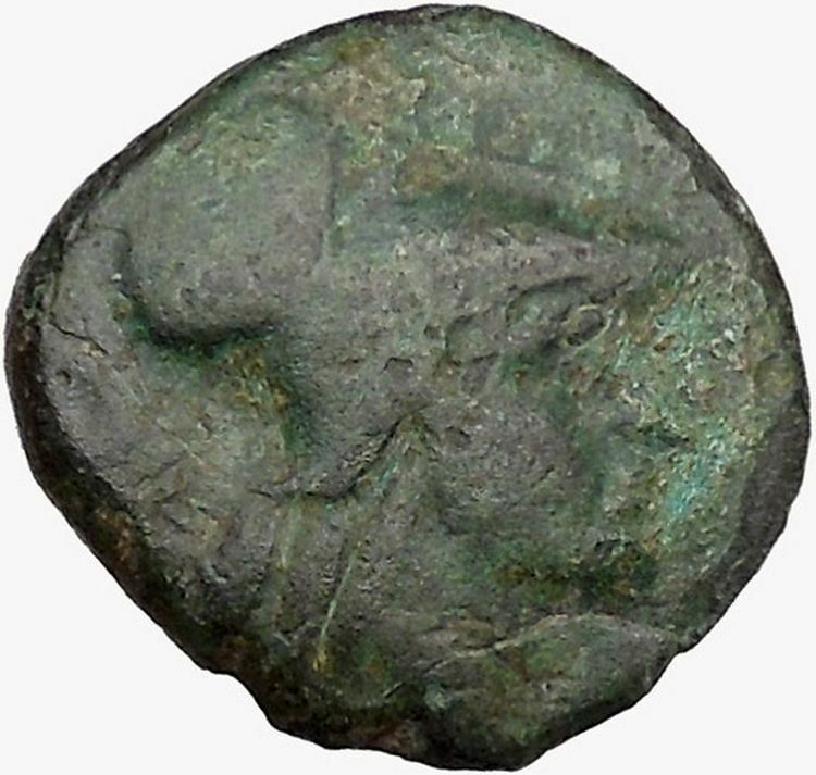 Antigonos II Gonatas Macedonian King Ancient Greek coin Athena PAN Cult i43351