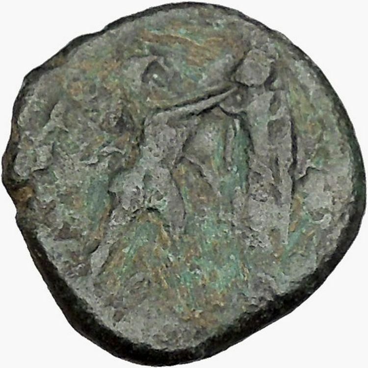 Antigonos II Gonatas Macedonian King Ancient Greek coin Athena PAN Cult i43351