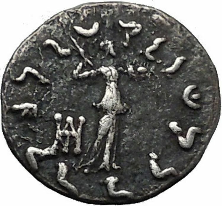 Menander I Soter 160BC Indo Greek Baktrian Kingdom in India Ancient Coin i45000