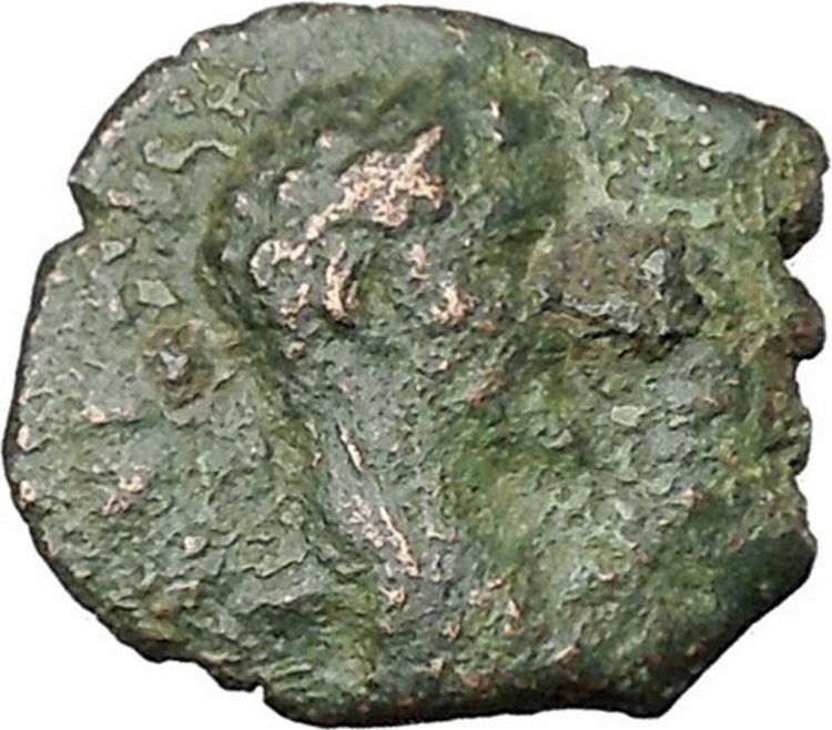 SEPTIMIUS SEVERUS Nicopolis ad Istrum Apollo Praxiteles Athens Roman Coin i45394