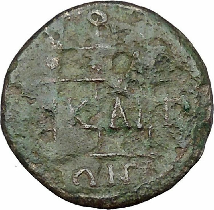 SEVERUS ALEXANDER 222AD Nicaea LEGIONARY STANDARDS Ancient Roman Coin i45753