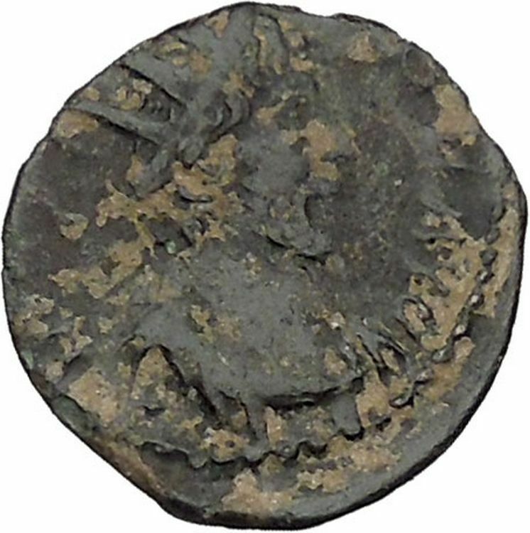 Tetricus I Gallic Roman 272AD Rare Ancient Roman Coin Pax Irene Peace i46065