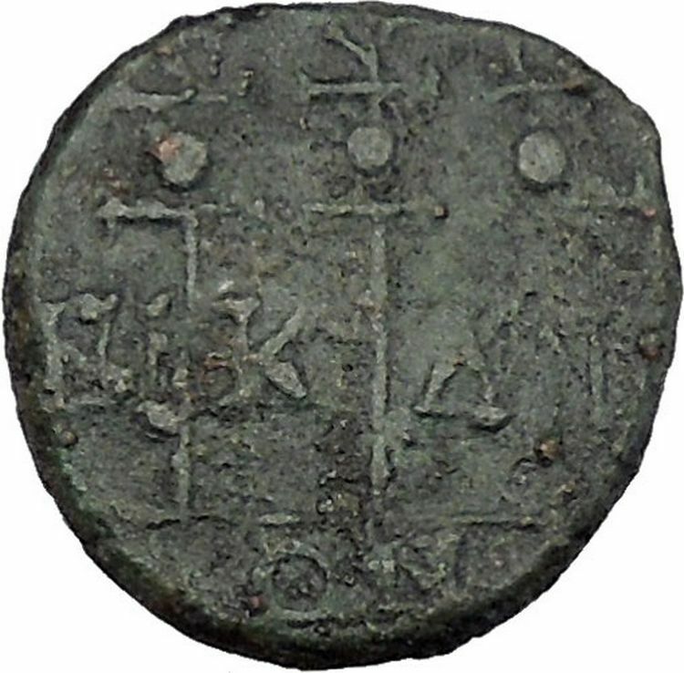 SEVERUS ALEXANDER 222AD Nicaea LEGIONARY STANDARDS Ancient Roman Coin i45754