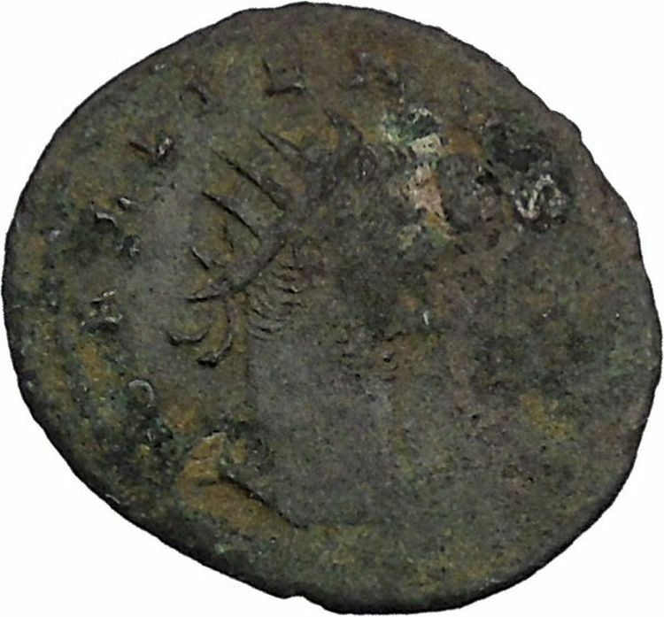 GALLIENUS 266AD Hercules 11th Labor Hesprides Apple Roman Coin RARE i45957