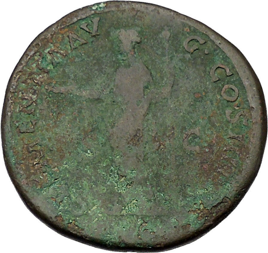 Hadrian 125AD Big Sestertius Ancient Roman Coin Justice, equality cult i46102