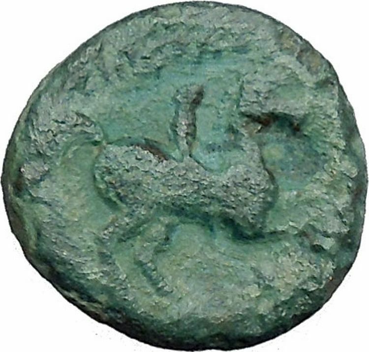 Philip II Alexander the Great Dad OLYMPIC GAMES Ancient Greek Coin Horse i46494